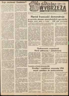 Na Straży Wybrzeża : gazeta marynarki wojennej, 1951, nr 20