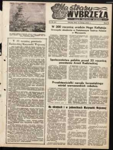 Na Straży Wybrzeża : gazeta marynarki wojennej, 1951, nr 36