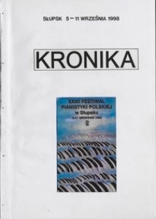 Kronika : 32 Festiwal Pianistyki Polskiej