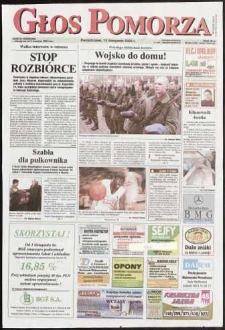 Głos Pomorza, 2000, listopad, nr 263
