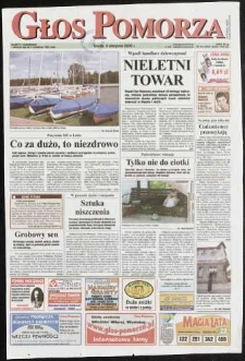 Głos Pomorza, 2000, sierpień, nr 184