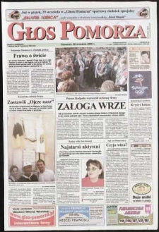 Głos Pomorza, 2000, wrzesień, nr 226
