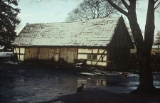 XIX-wieczny chlew konstrukcji szkieletowej - Załakowo