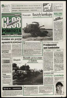 Głos Pomorza, 1993, sierpień, nr 182