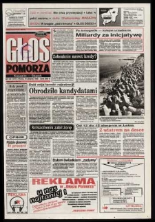 Głos Pomorza, 1993, sierpień, nr 184