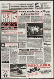 Głos Pomorza, 1993, sierpień, nr 186