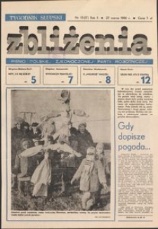 Zbliżenia : tygodnik społeczno-polityczny, 1980, nr 13