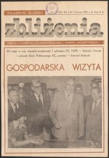 Zbliżenia : tygodnik społeczno-polityczny, 1980, nr 23