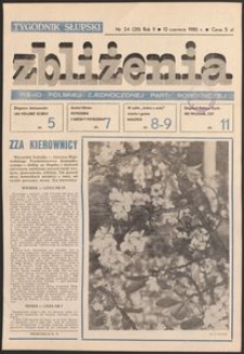 Zbliżenia : tygodnik społeczno-polityczny, 1980, nr 24