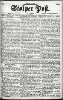 Stolper Post Nr. 82/1901