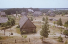 Fragment zabudowy Kaszubskiego Parku Etnograficznego - Wdzydze KPE