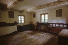 Wnętrze chałupy rybackiej z Wdzydz Tucholskich - Wdzydze KPE