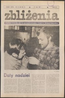 Zbliżenia : tygodnik społeczno-polityczny, 1981, nr 30