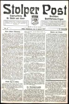 Stolper Post. Tageszeitung für Stadt und Land Nr. 6/1927
