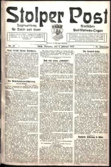 Stolper Post. Tageszeitung f&uuml;r Stadt und Land Nr. 32/1927
