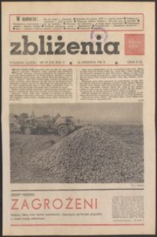 Zbliżenia : tygodnik społeczno-polityczny, 1981, nr 39