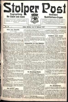 Stolper Post. Tageszeitung für Stadt und Land Nr. 35/1927