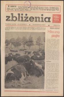 Zbliżenia : tygodnik społeczno-polityczny, 1981, nr 40