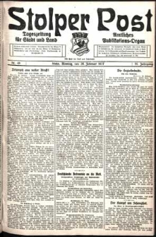 Stolper Post. Tageszeitung für Stadt und Land Nr. 49/1927
