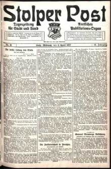 Stolper Post. Tageszeitung für Stadt und Land Nr. 81/1927