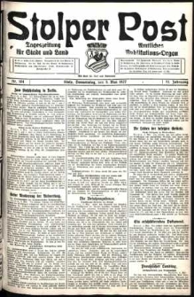 Stolper Post. Tageszeitung für Stadt und Land Nr. 104/1927