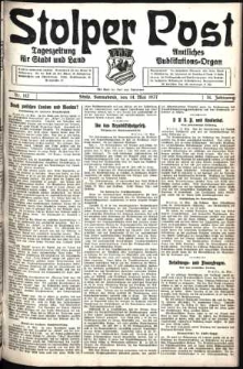 Stolper Post. Tageszeitung für Stadt und Land Nr. 112/1927