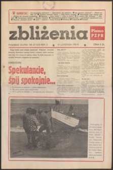 Zbliżenia : tygodnik społeczno-polityczny, 1981, nr 47