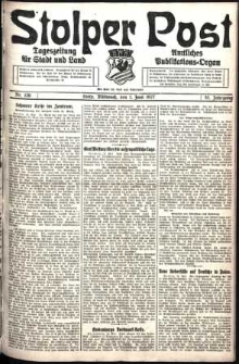 Stolper Post. Tageszeitung für Stadt und Land Nr. 126/1927