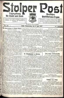 Stolper Post. Tageszeitung für Stadt und Land Nr. 132/1927