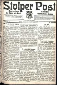Stolper Post. Tageszeitung für Stadt und Land Nr. 134/1927