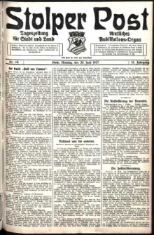 Stolper Post. Tageszeitung für Stadt und Land Nr. 141/1927
