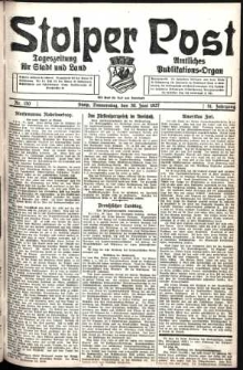 Stolper Post. Tageszeitung f&uuml;r Stadt und Land Nr. 150/1927