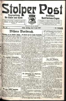Stolper Post. Tageszeitung für Stadt und Land Nr. 157/1927