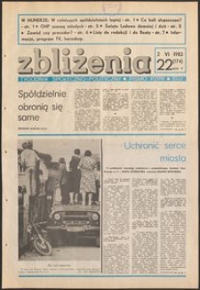 Zbliżenia : tygodnik społeczno-polityczny, 1983, nr 22