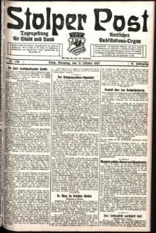 Stolper Post. Tageszeitung für Stadt und Land Nr. 238/1927