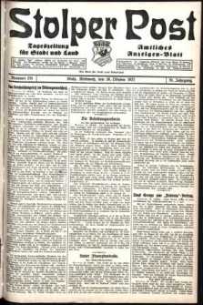 Stolper Post. Tageszeitung für Stadt und Land Nr. 251/1927