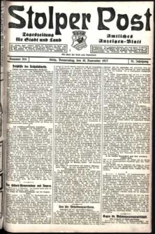 Stolper Post. Tageszeitung für Stadt und Land Nr. 264/1927