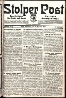 Stolper Post. Tageszeitung für Stadt und Land Nr. 299/1927