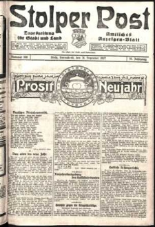 Stolper Post. Tageszeitung für Stadt und Land Nr. 306/1927