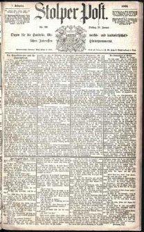 Stolper Post Nr. 22/1883