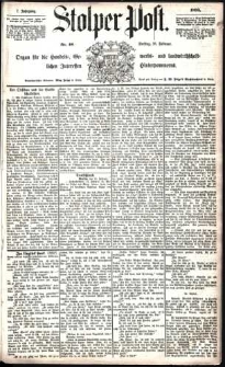 Stolper Post Nr. 40/1883