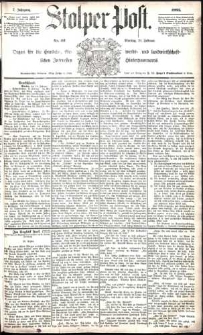 Stolper Post Nr. 42/1883