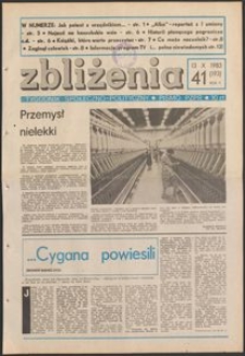 Zbliżenia : tygodnik społeczno-polityczny, 1983, nr 41