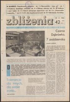 Zbliżenia : tygodnik społeczno-polityczny, 1983, nr 42