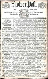 Stolper Post Nr. 73/1883