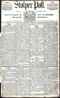 Stolper Post Nr. 79/1883