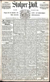 Stolper Post Nr. 109/1883