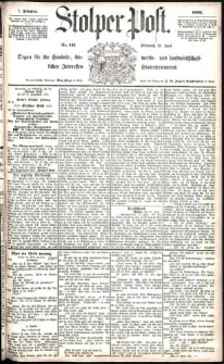 Stolper Post Nr. 141/1883