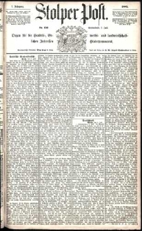 Stolper Post Nr. 156/1883