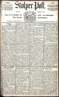 Stolper Post Nr. 157/1883